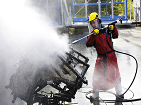 高压水射流清洗操作